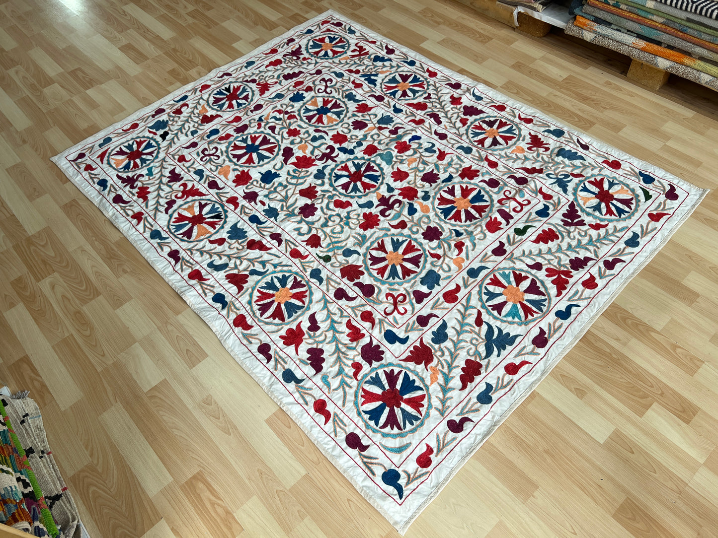 Suzani cotton hand embroidered