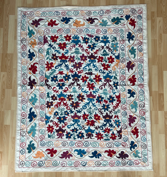 Suzani cotton hand embroidered