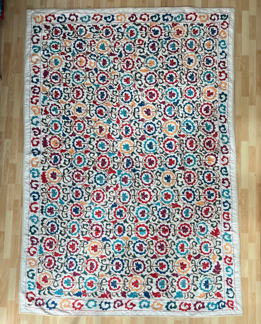 Suzani cotton hand embroidered