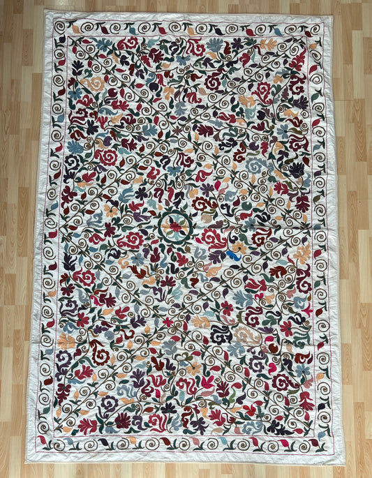 Suzani cotton hand embroidered