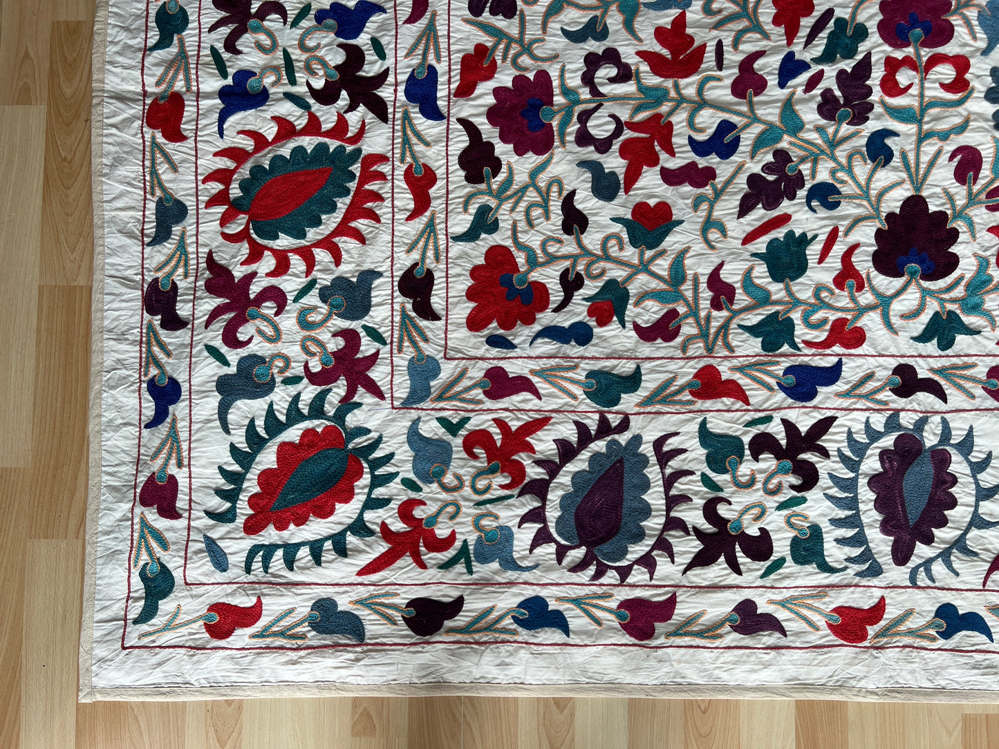 Suzani cotton hand embroidered