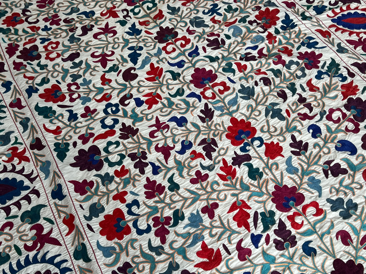 Suzani cotton hand embroidered