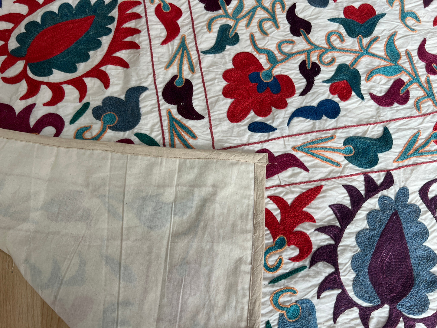 Suzani cotton hand embroidered