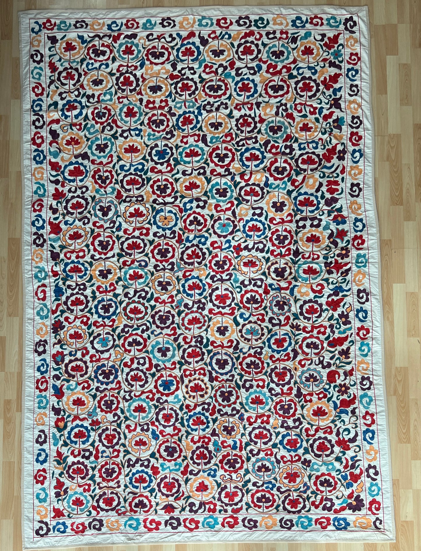 Suzani cotton hand embroidered