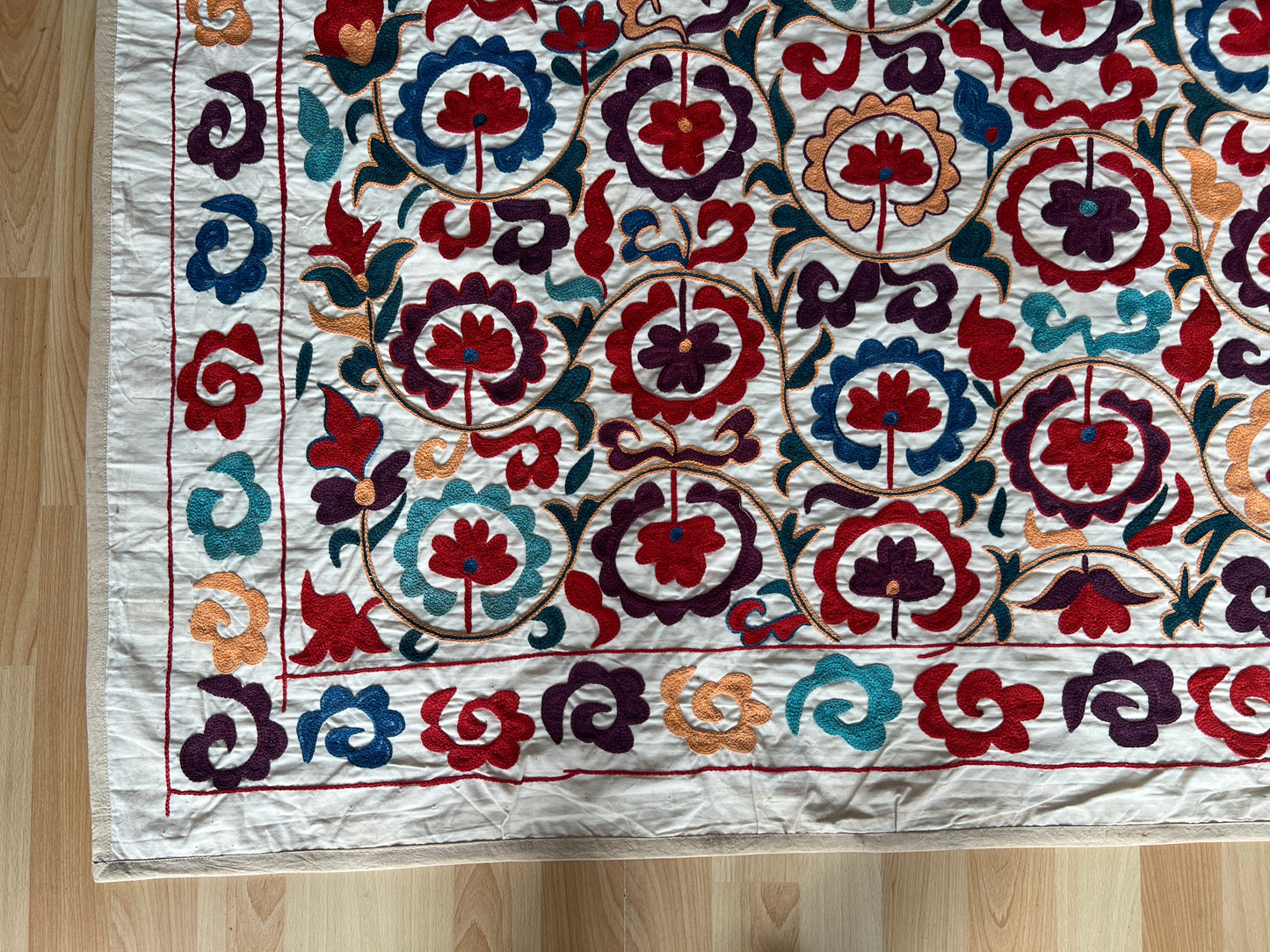 Suzani cotton hand embroidered