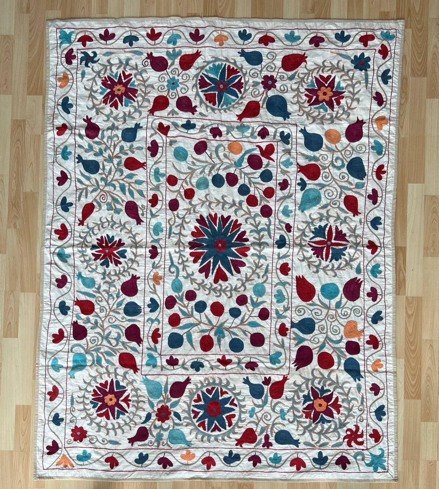 Suzani cotton hand embroidered