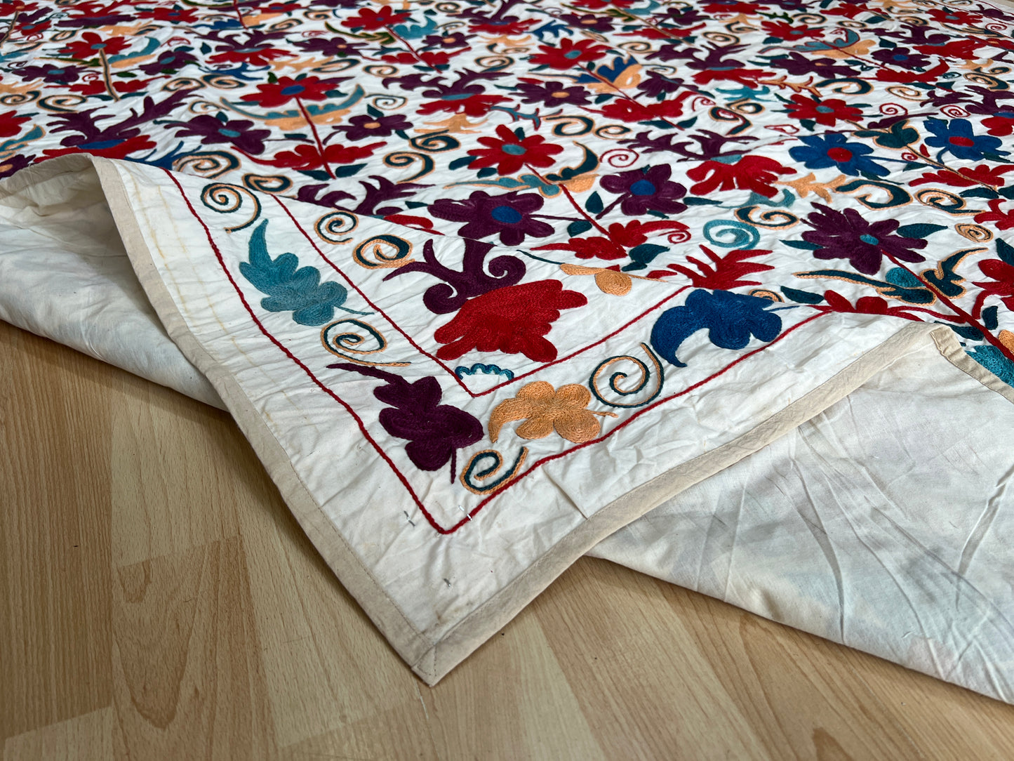 Suzani cotton hand embroidered