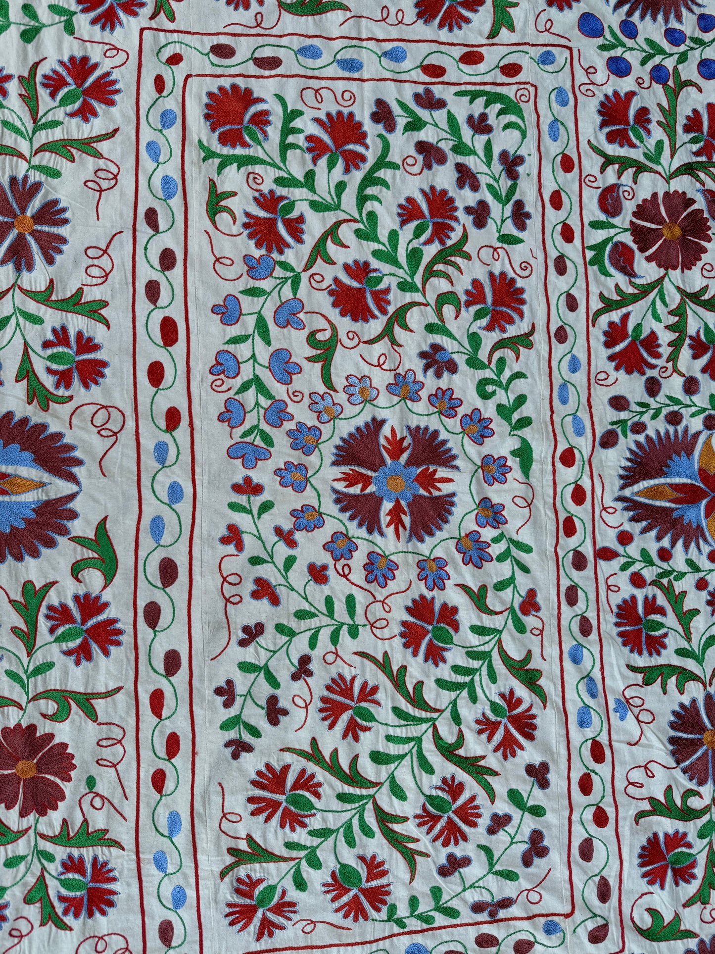 Suzani Hand Embroidered Silk