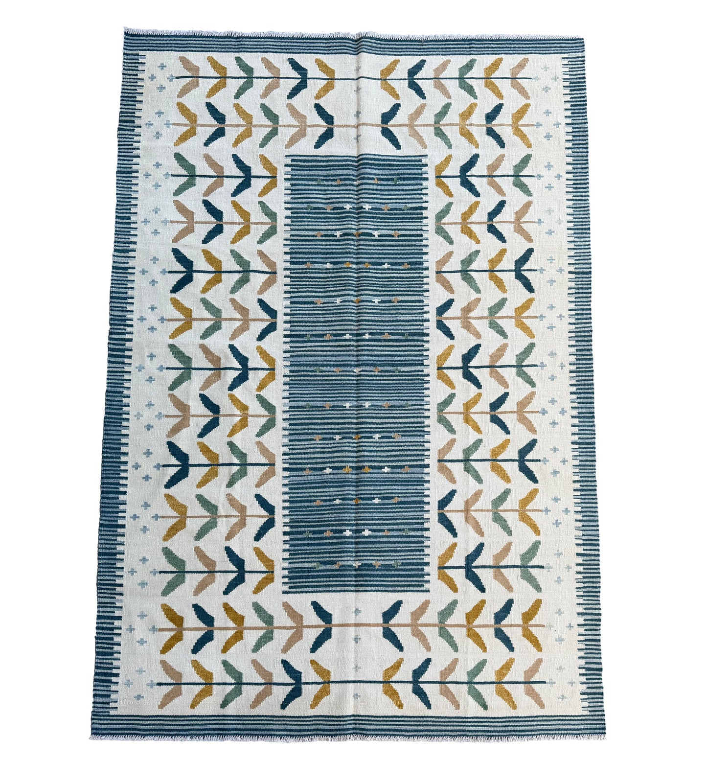 Contemporary design kilim 277x190cm