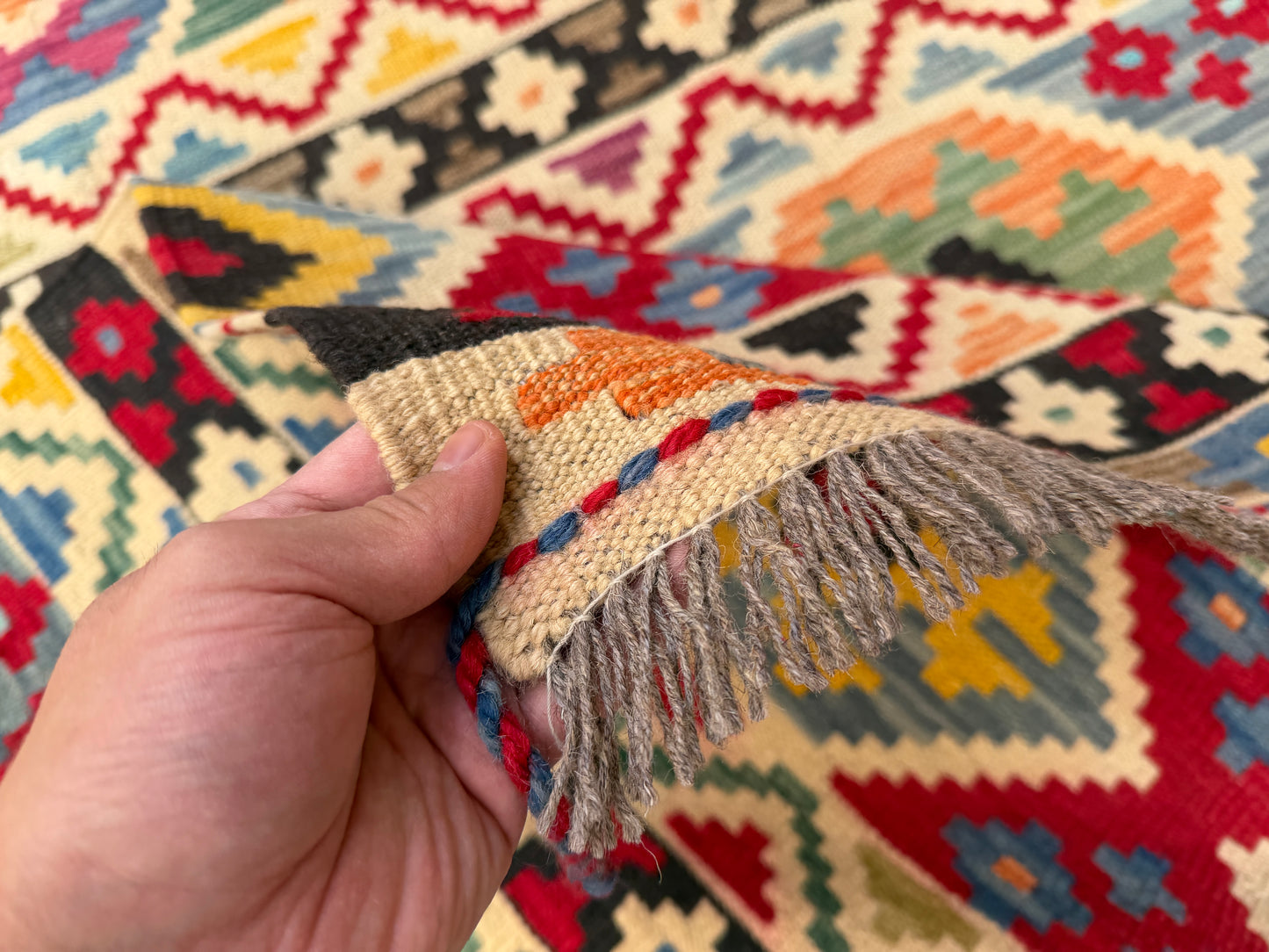 Classic Afghan Maimana Kilim 203x153cm