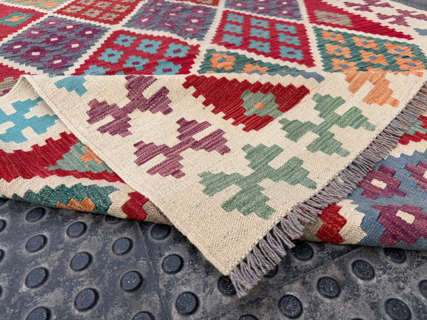 Classic Afghan Maimana Kilim 227x150cm