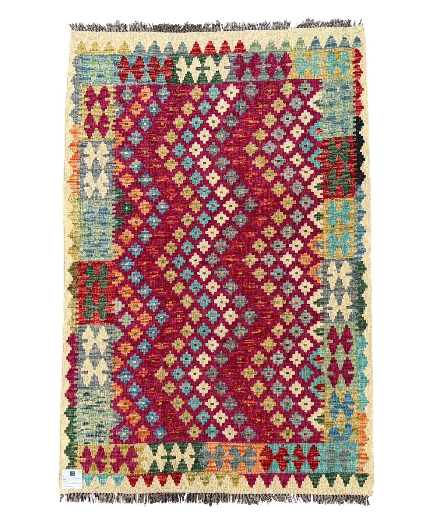 Classic maimana kilim 186x121cm