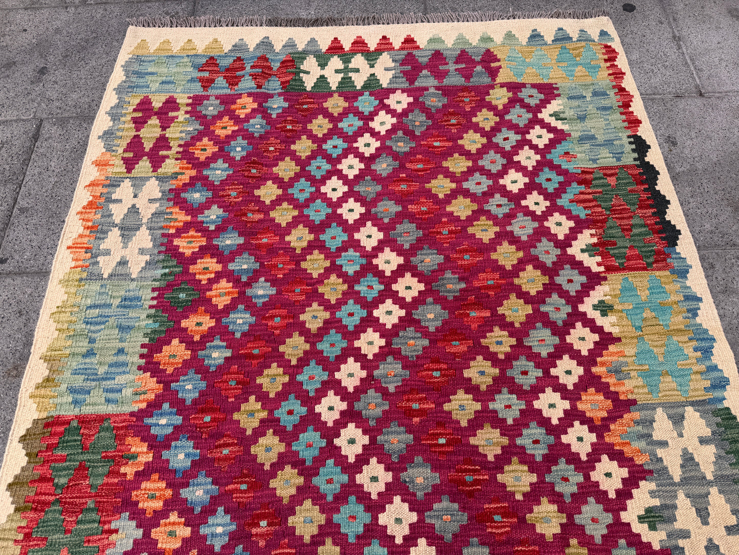 Classic maimana kilim 186x121cm