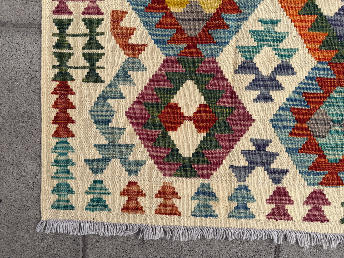 Classic Afghan Maimana Kilim 193x153cm