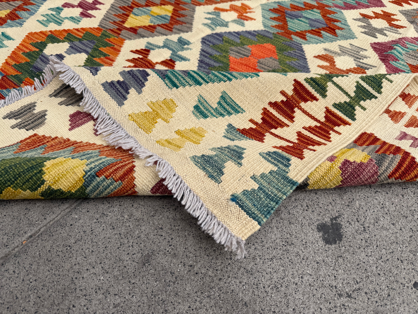 Classic Afghan Maimana Kilim 193x153cm