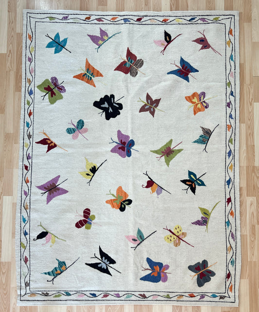 Suzani Vintage Embroidered Kilim