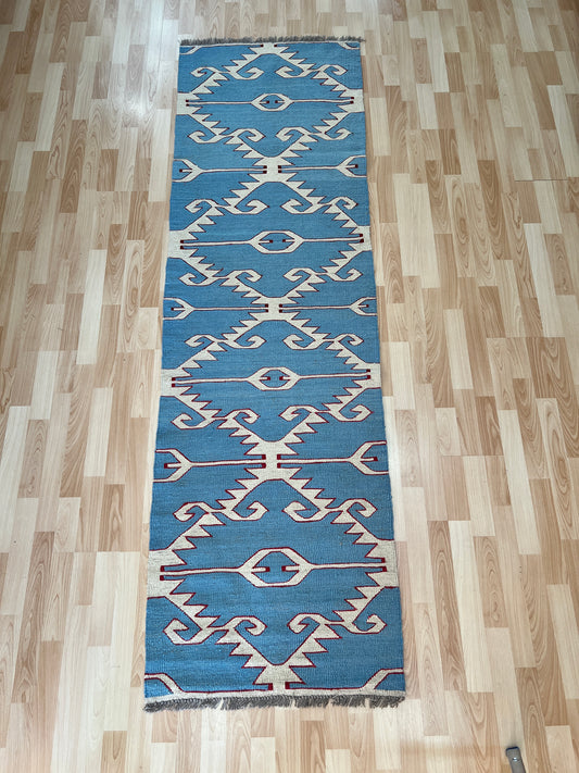 Modern design Kilim Runner.