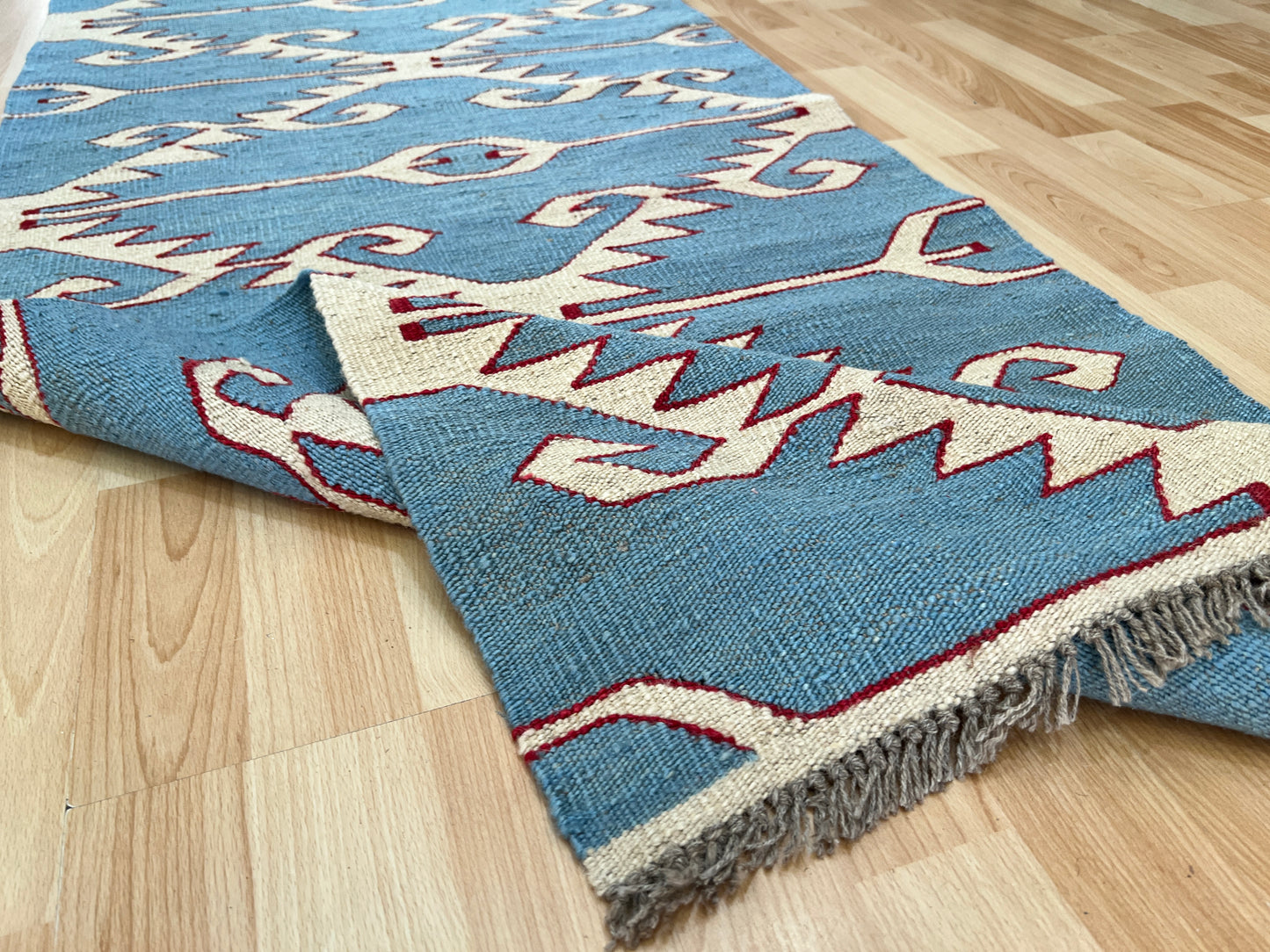 Modern design Kilim Runner.