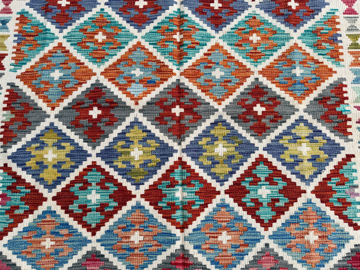 Classic Afghan Maimana Kilim 202 x 161cm
