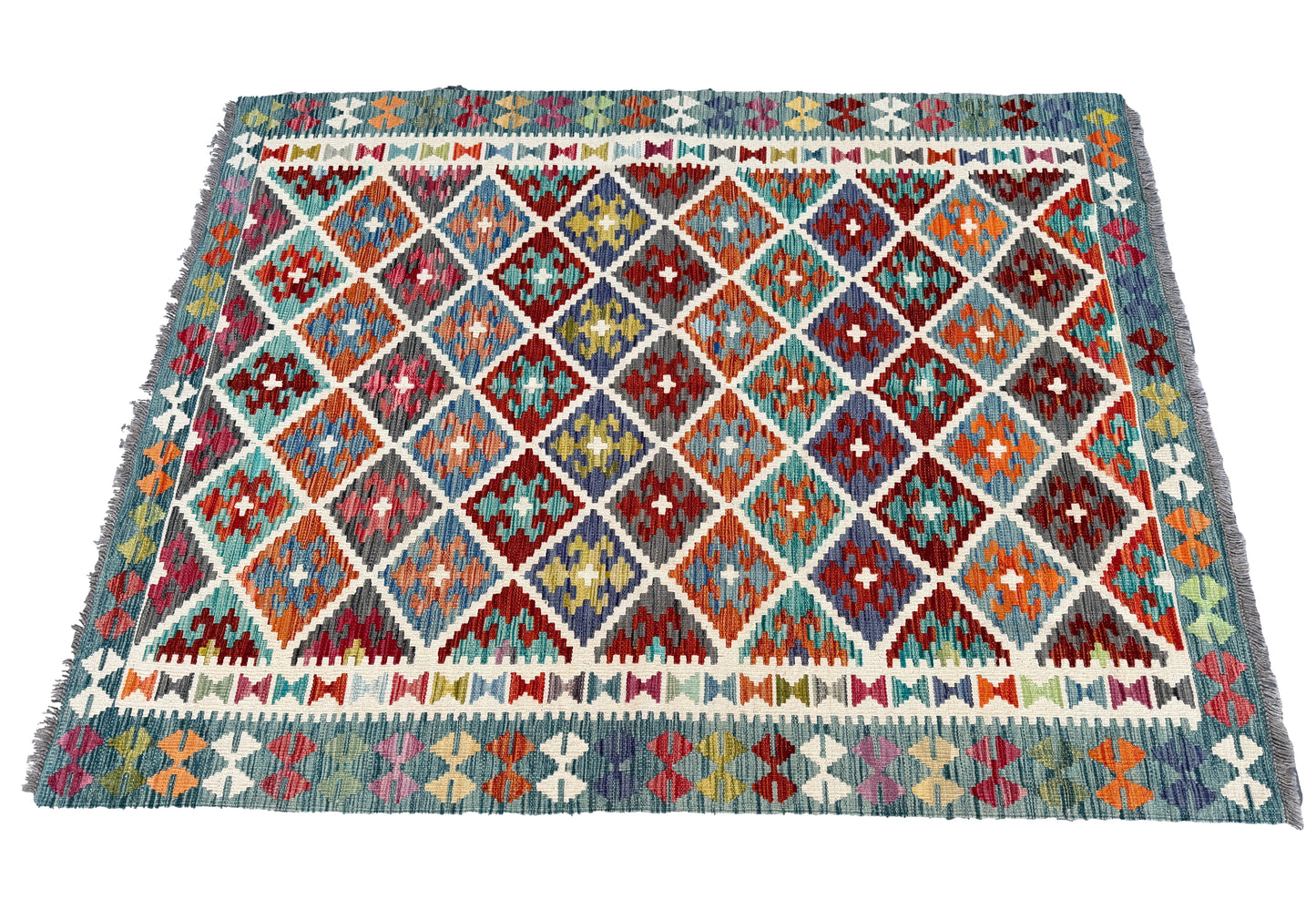 Classic Afghan Maimana Kilim 202 x 161cm