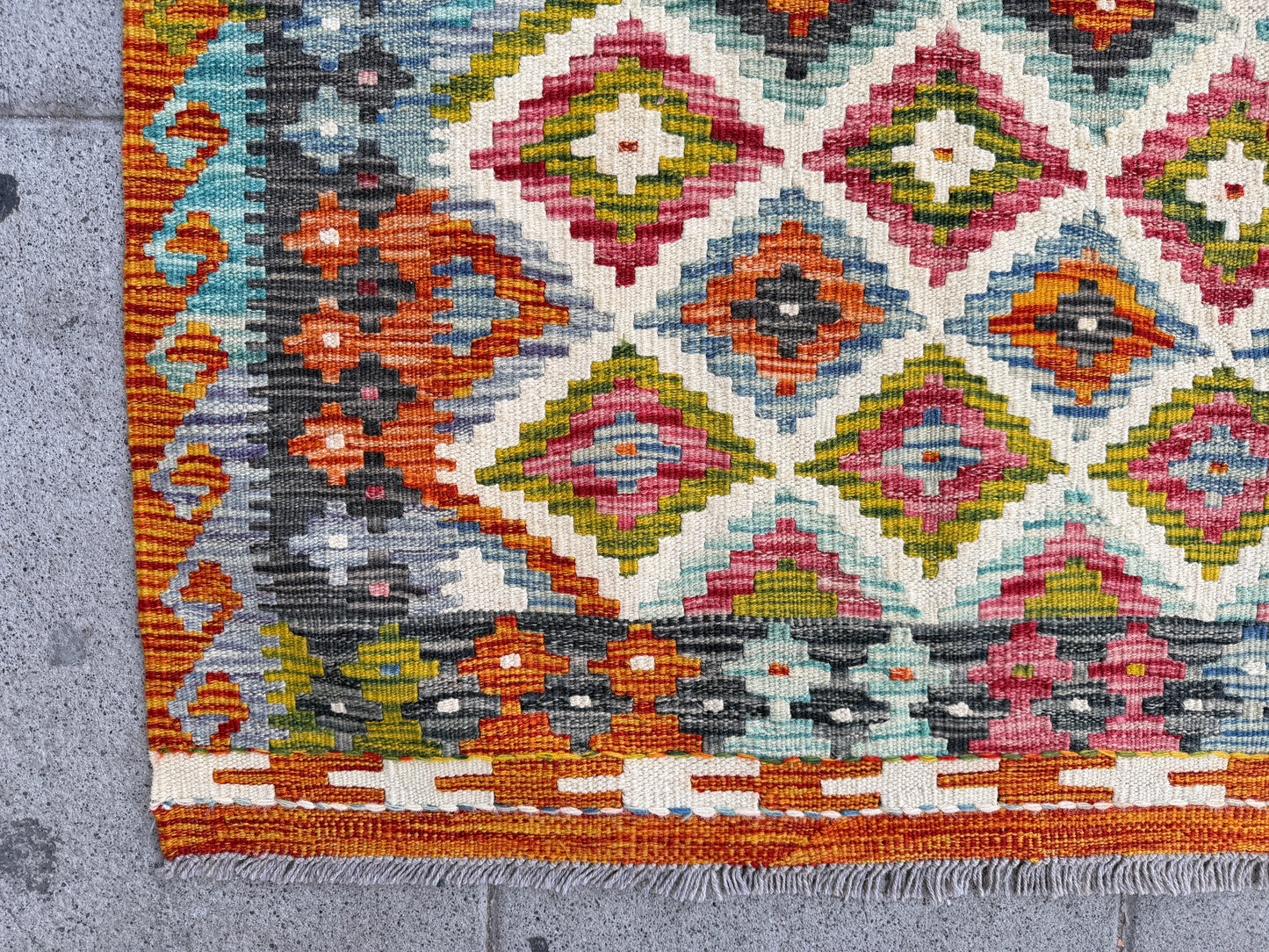 Classic Afghan Maimana Kilim 200 x 150cm