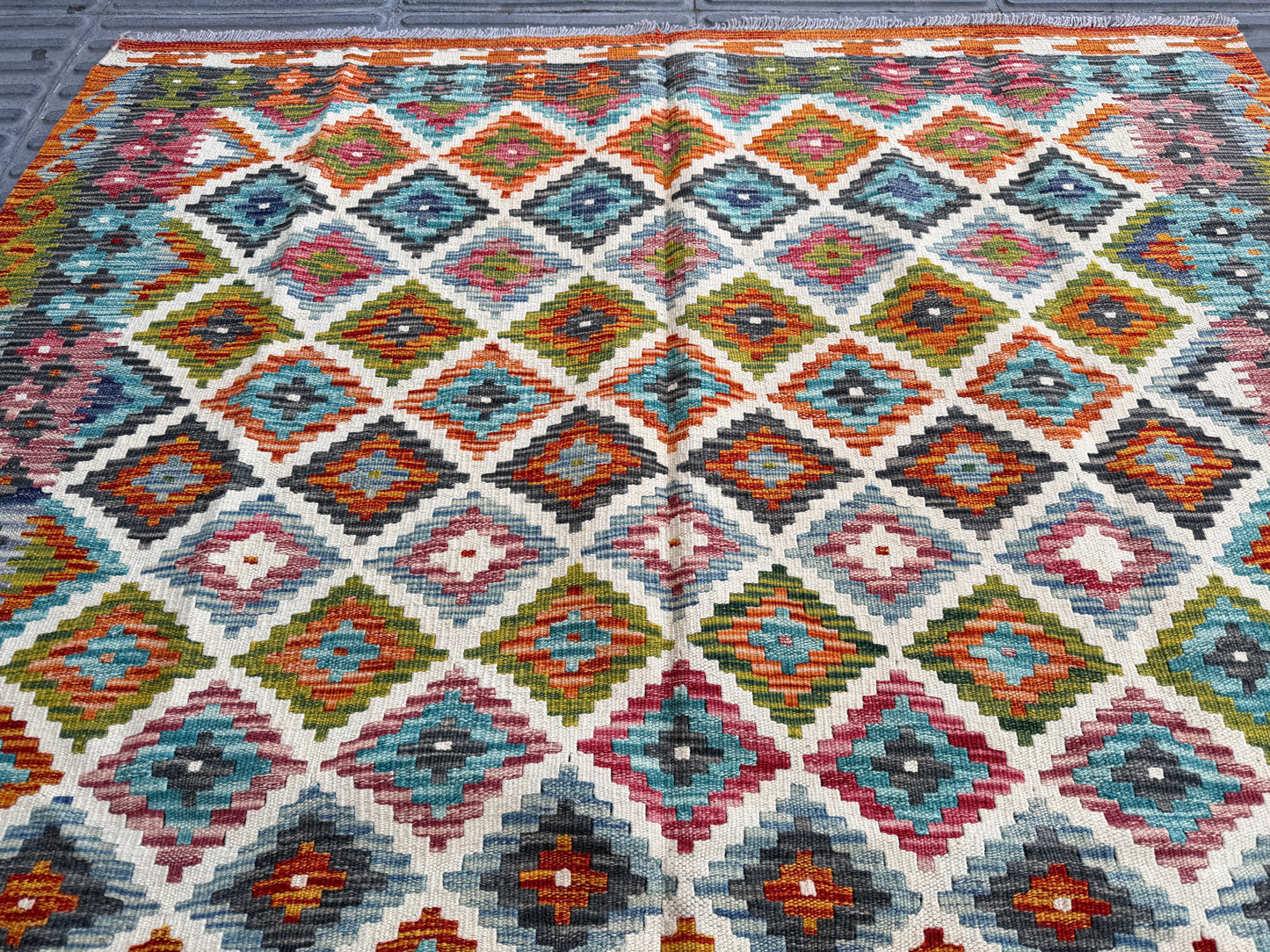 Classic Afghan Maimana Kilim 200 x 150cm