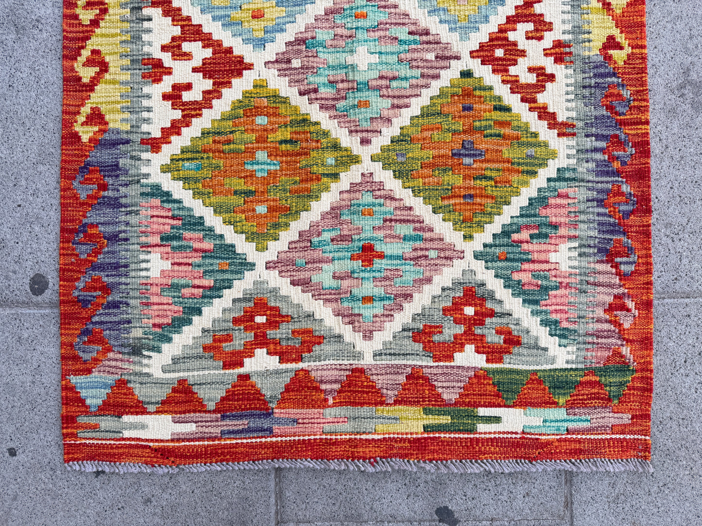 Classic Afghan Maimana Kilim