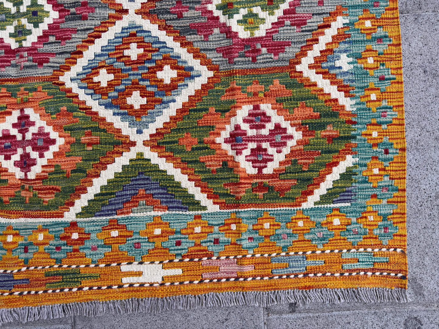 Classic Afghan Maimana Kilim 200 x 160cm