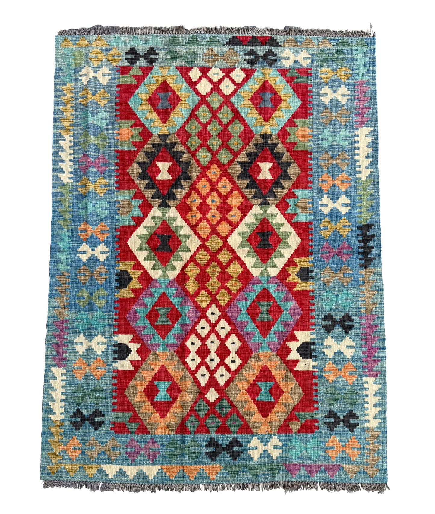 Classic Afghan Maimana Kilim 200x145cm