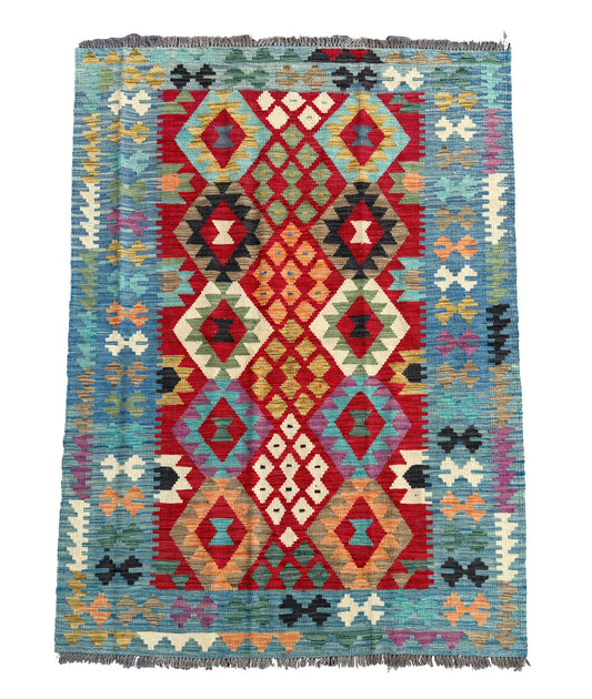 Classic Afghan Maimana Kilim 200x145cm