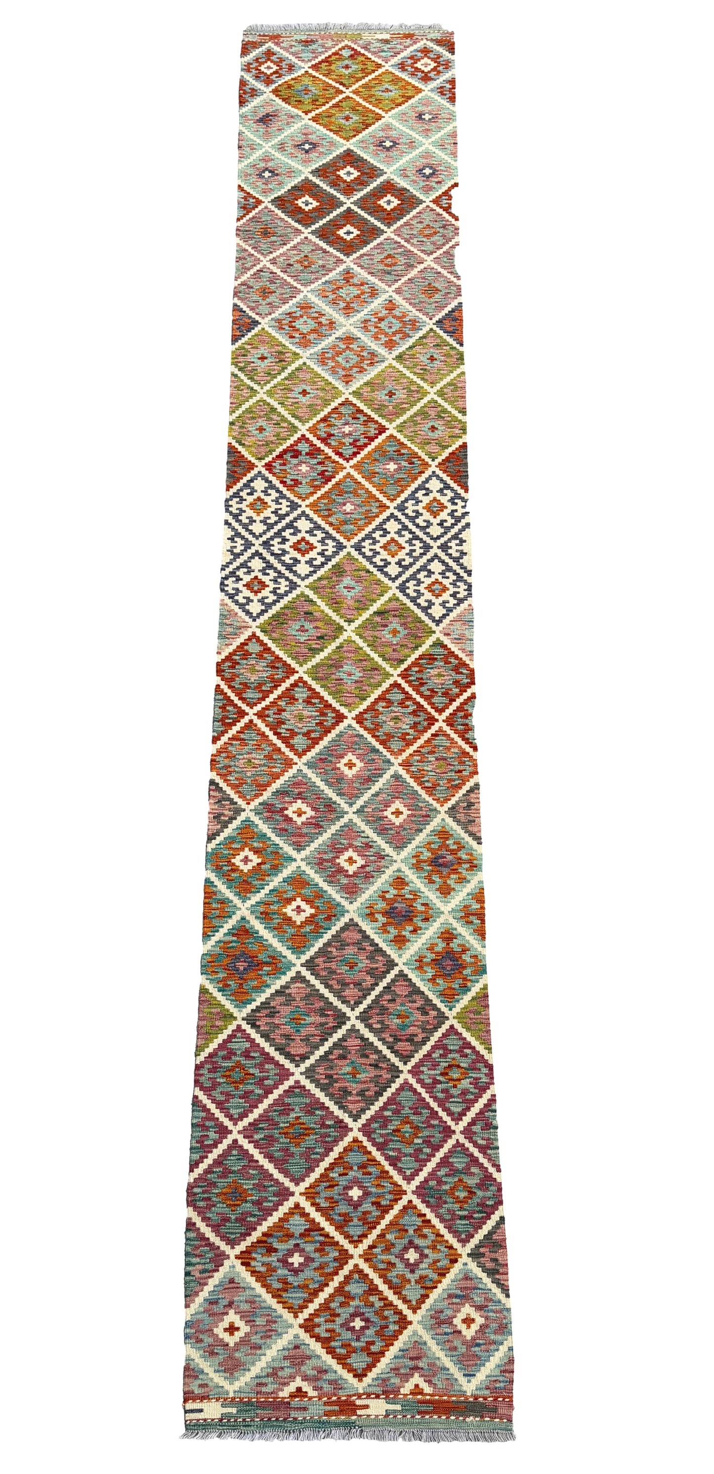 Afghan Miamana kilim Runner 486x78cm.