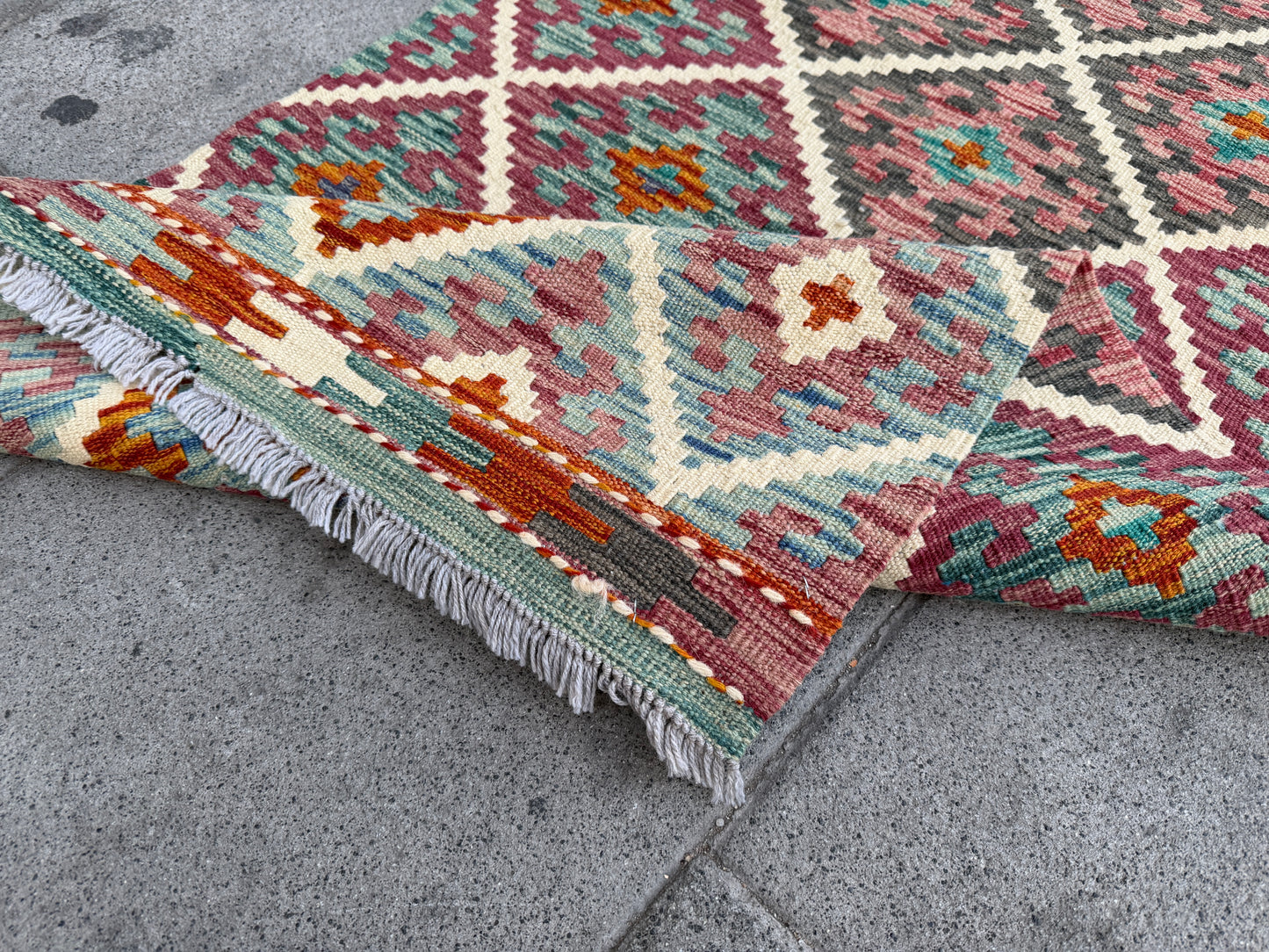 Afghan Miamana kilim Runner 486x78cm.