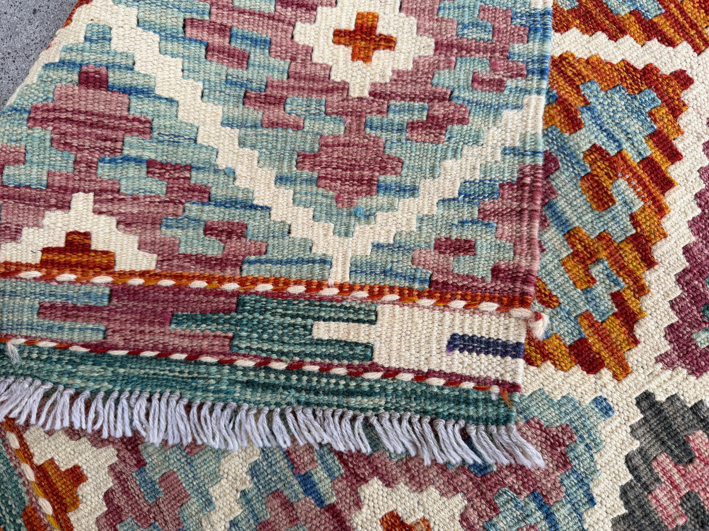Afghan Miamana kilim Runner 486x78cm.