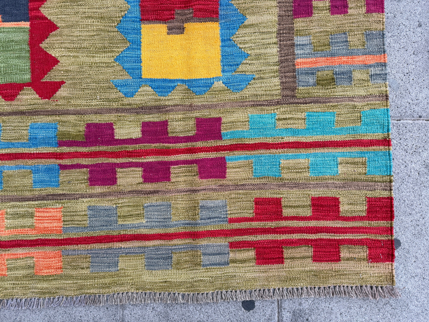 Contemporary design Kilim 300x200cm