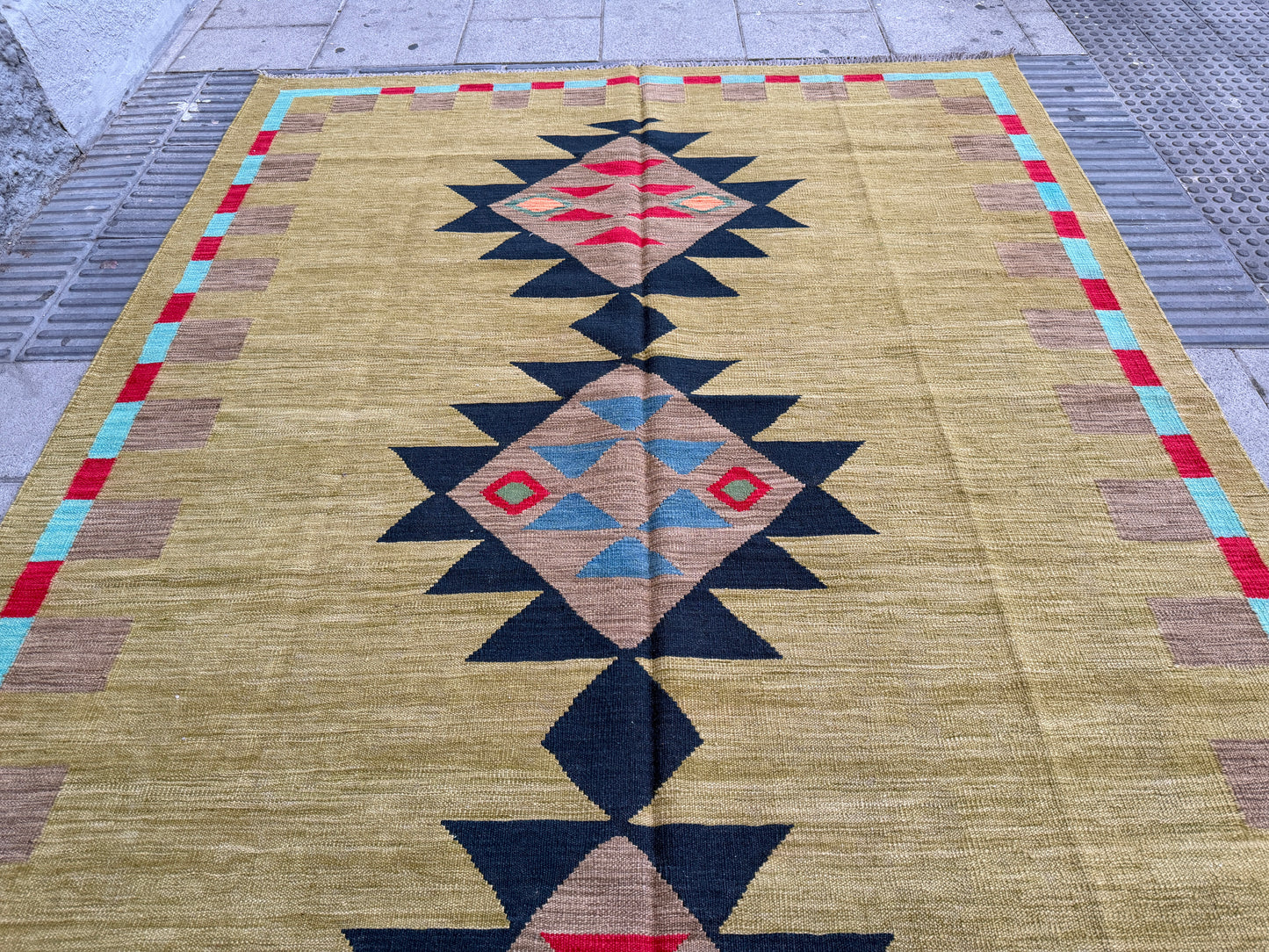 Contemporary design Kilim 300x200cm