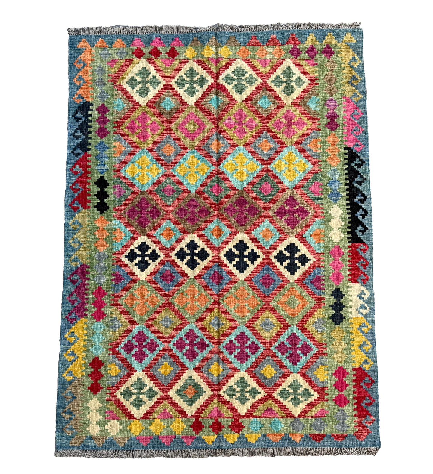 Classic Afghan Maimana Kilim 206 x 151cm
