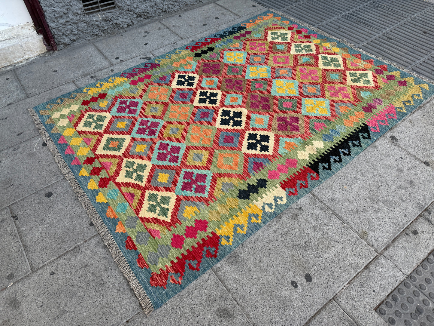 Classic Afghan Maimana Kilim 206 x 151cm