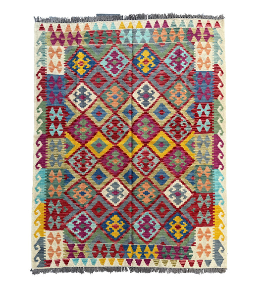 Classic Afghan Maimana Kilim 200 x 153cm