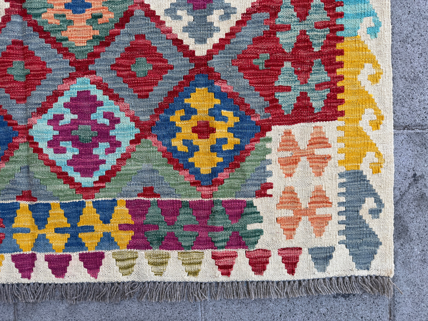 Classic Afghan Maimana Kilim 200 x 153cm