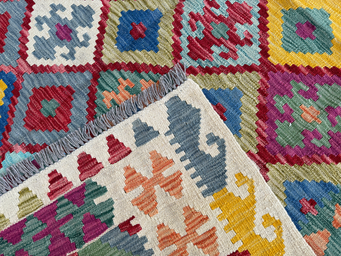 Classic Afghan Maimana Kilim 200 x 153cm