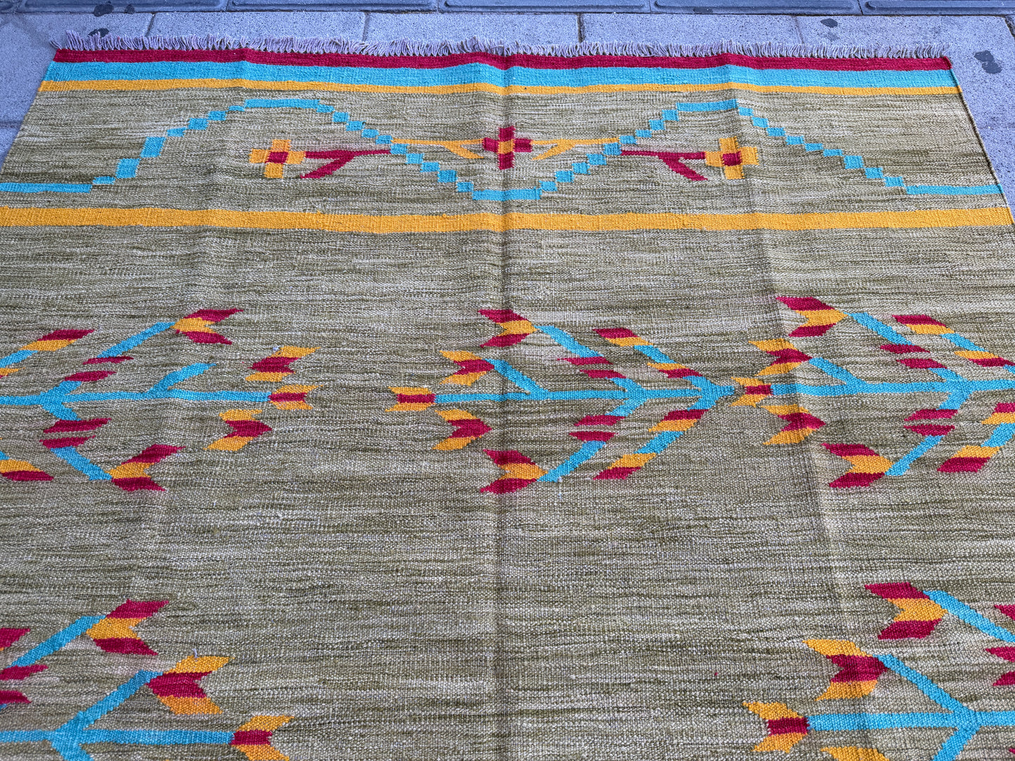 Contemporary design Kilim 202 x 157cm