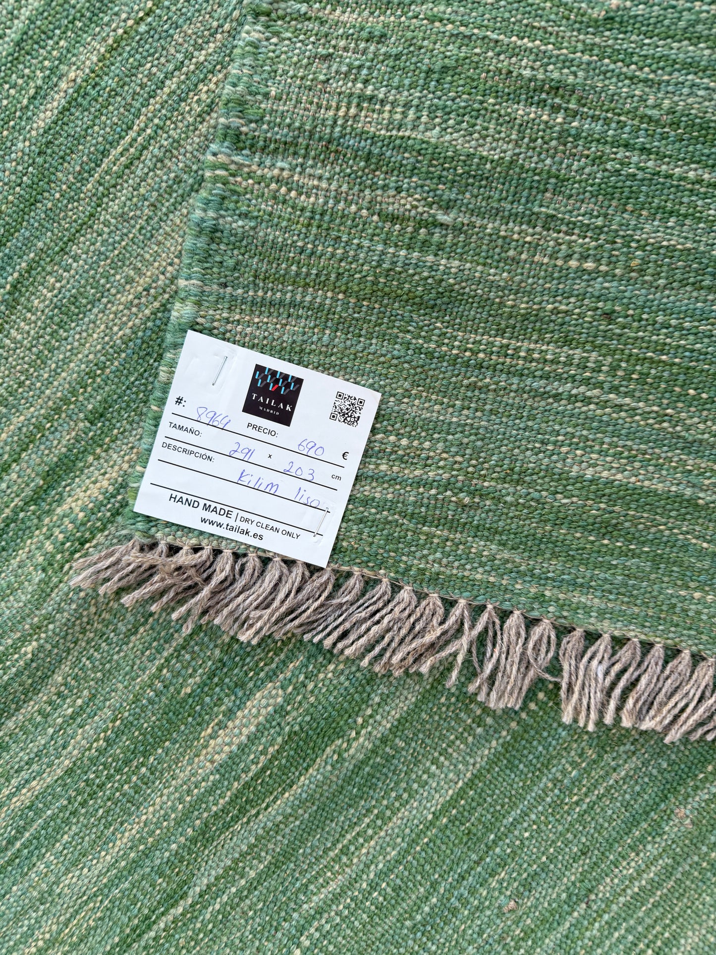 Plain Kilim 291x203cm