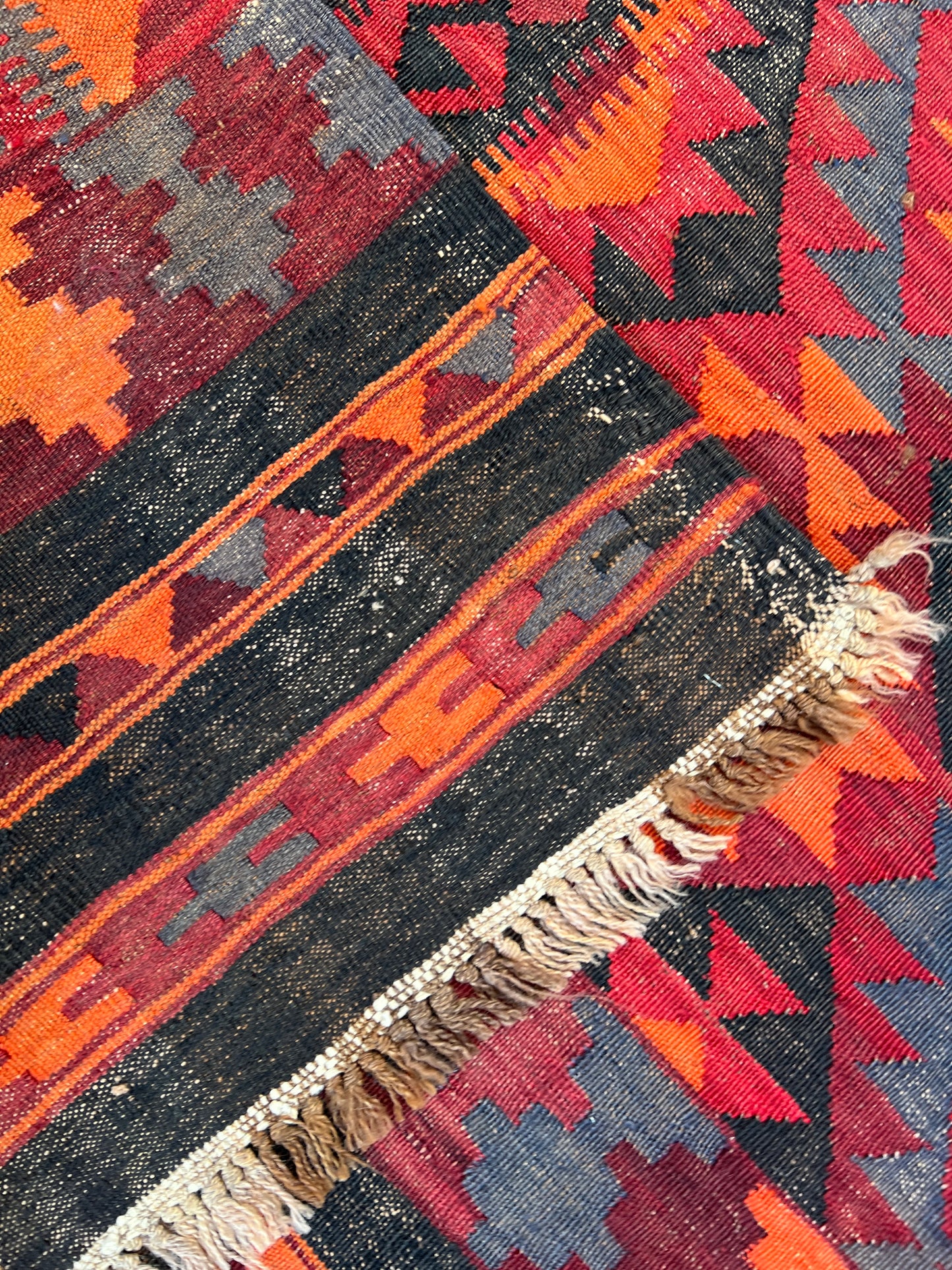 Afghan Maimana vintage Kilim.