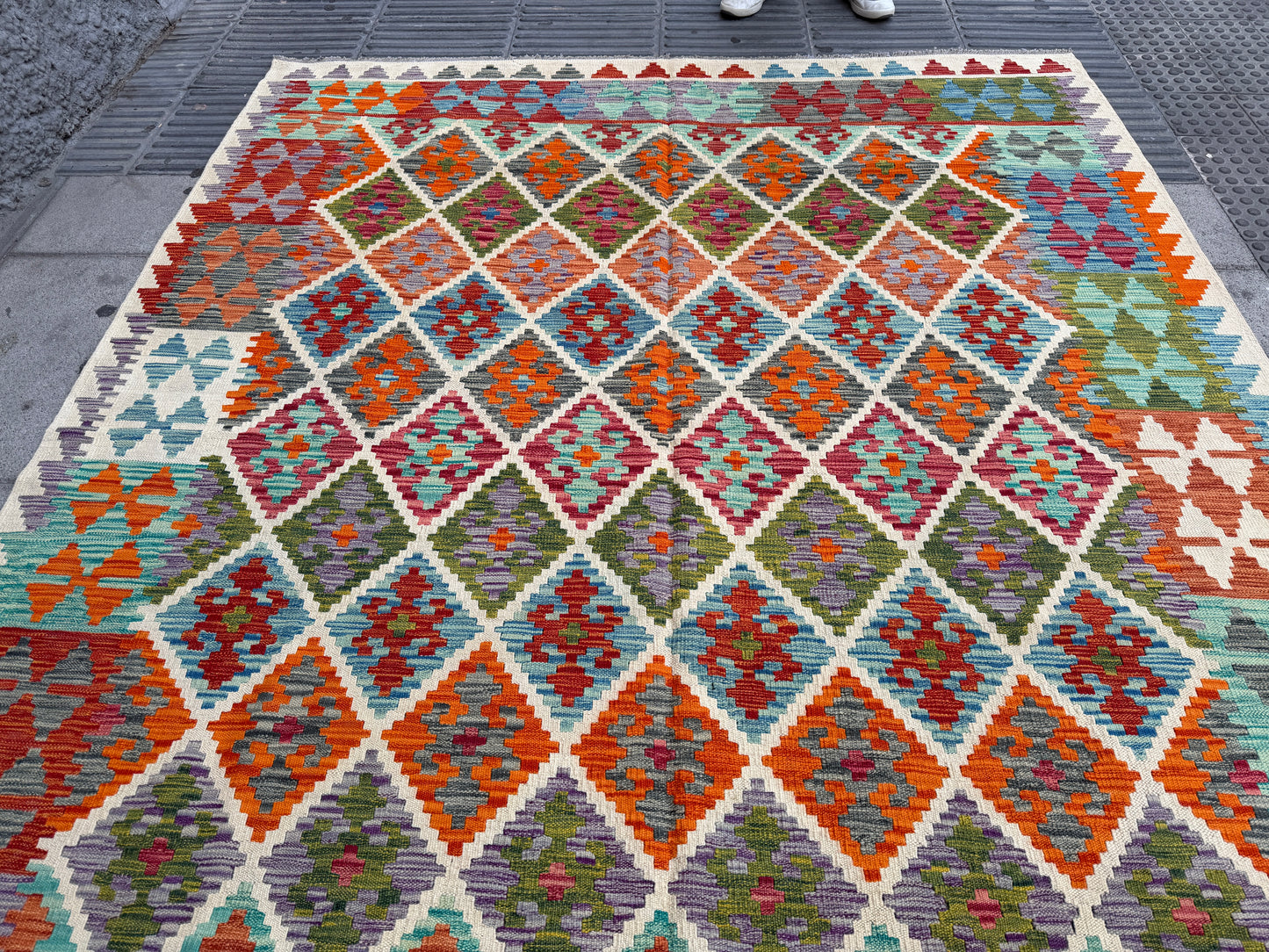 Afghan Maimana Kilim 300x214cm