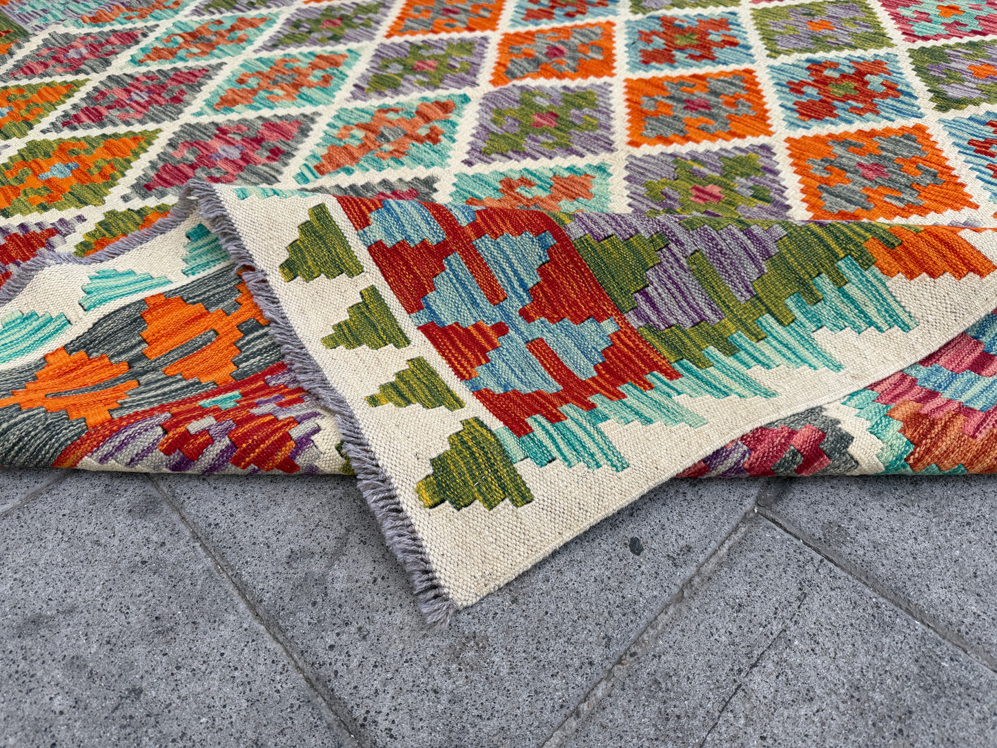 Afghan Maimana Kilim 300x214cm