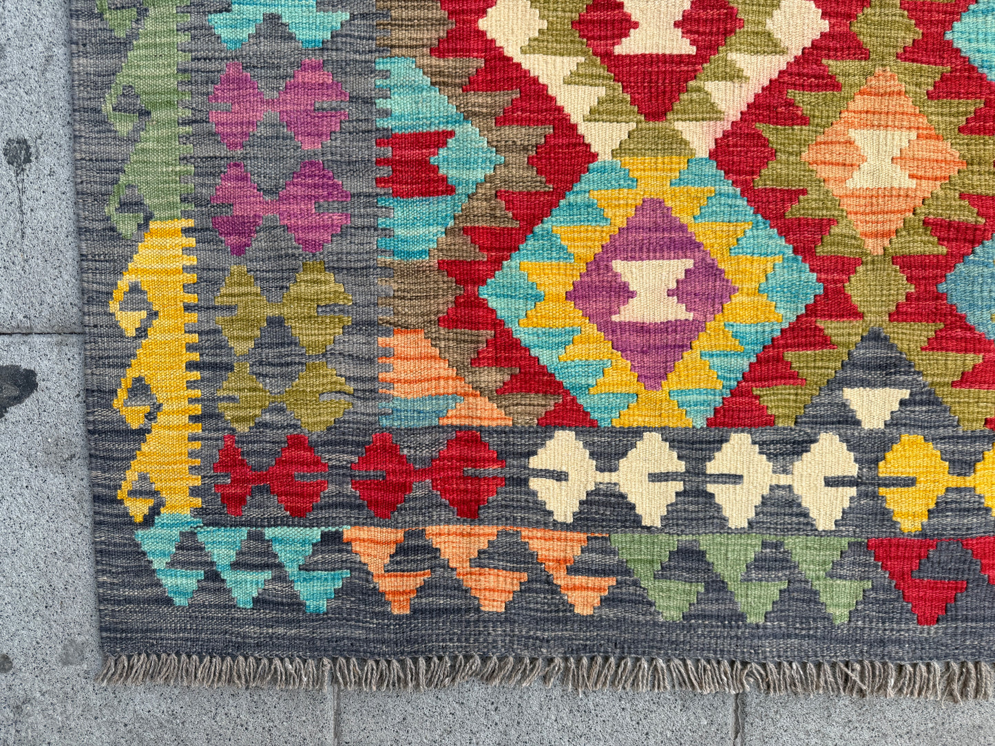 Classic Afghan Maimana Kilim 200 x 150cm