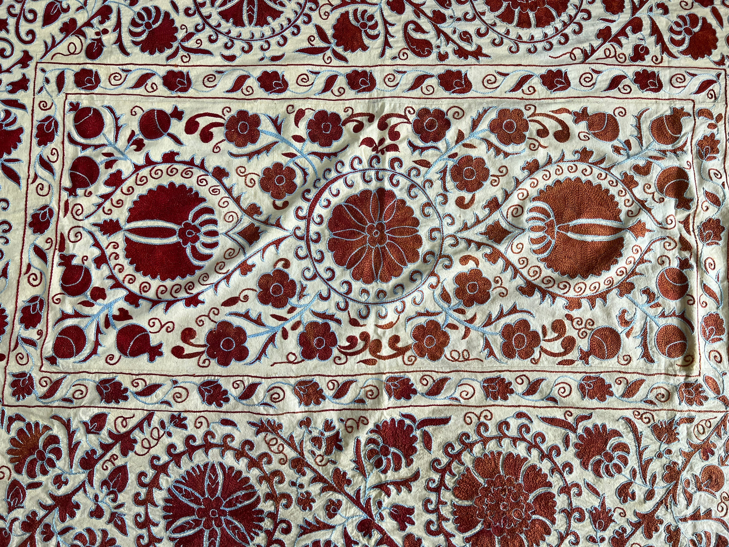 Suzani Silk Embroidered