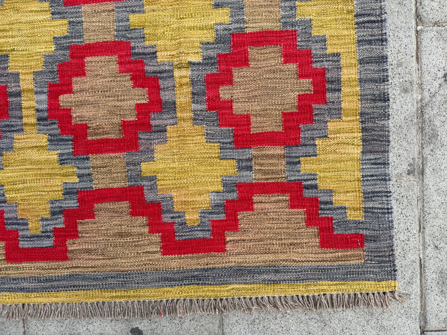 Comtemporary design Kilim 243x186cm