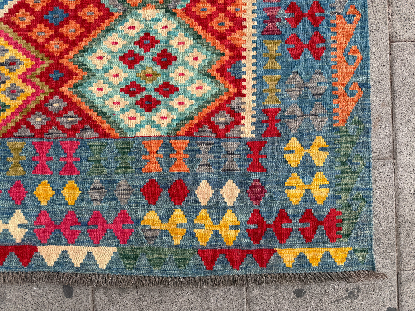 Afghan Maimana Kilim 302x206cm
