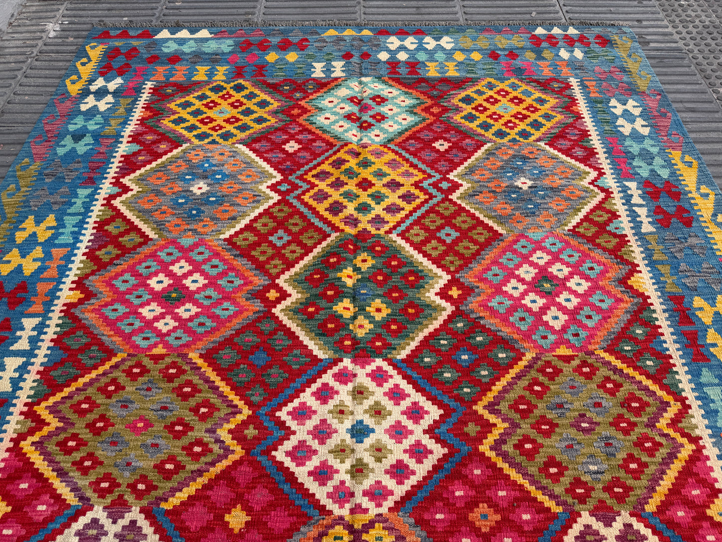 Afghan Maimana Kilim 302x206cm